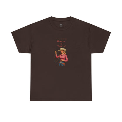 Hootin' & Tootin' Cowgirl Classic Cotton Tee