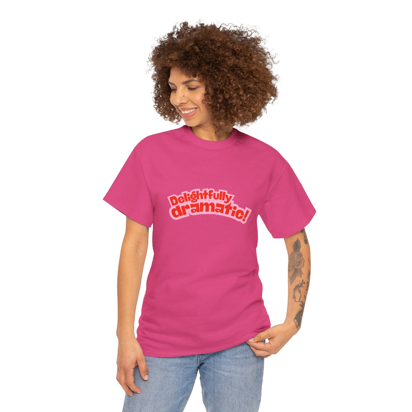 Delightfully Dramatic Classic Cotton Tee