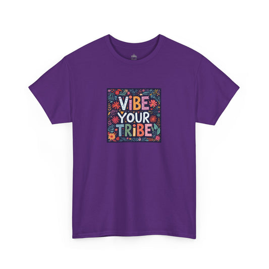 Floral Vibe Your Tribe Classic Cotton Tee