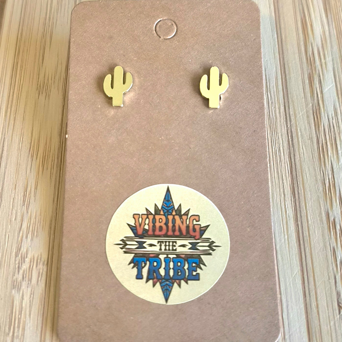 Mini Cactus Stud Earrings