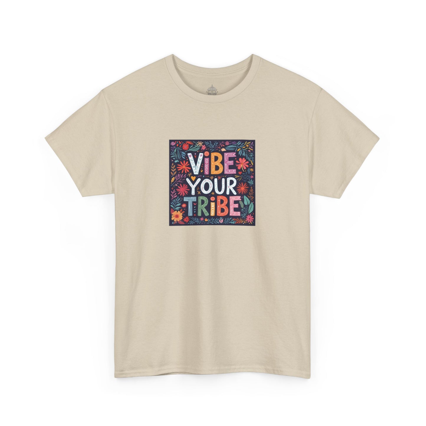 Floral Vibe Your Tribe Classic Cotton Tee