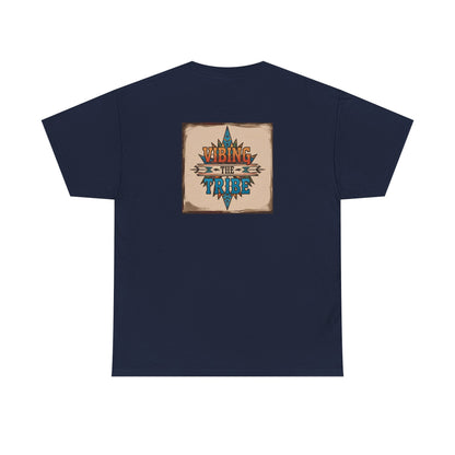Vibing the Tribe Signature Unisex Classic Cotton Tee Front & Back Print
