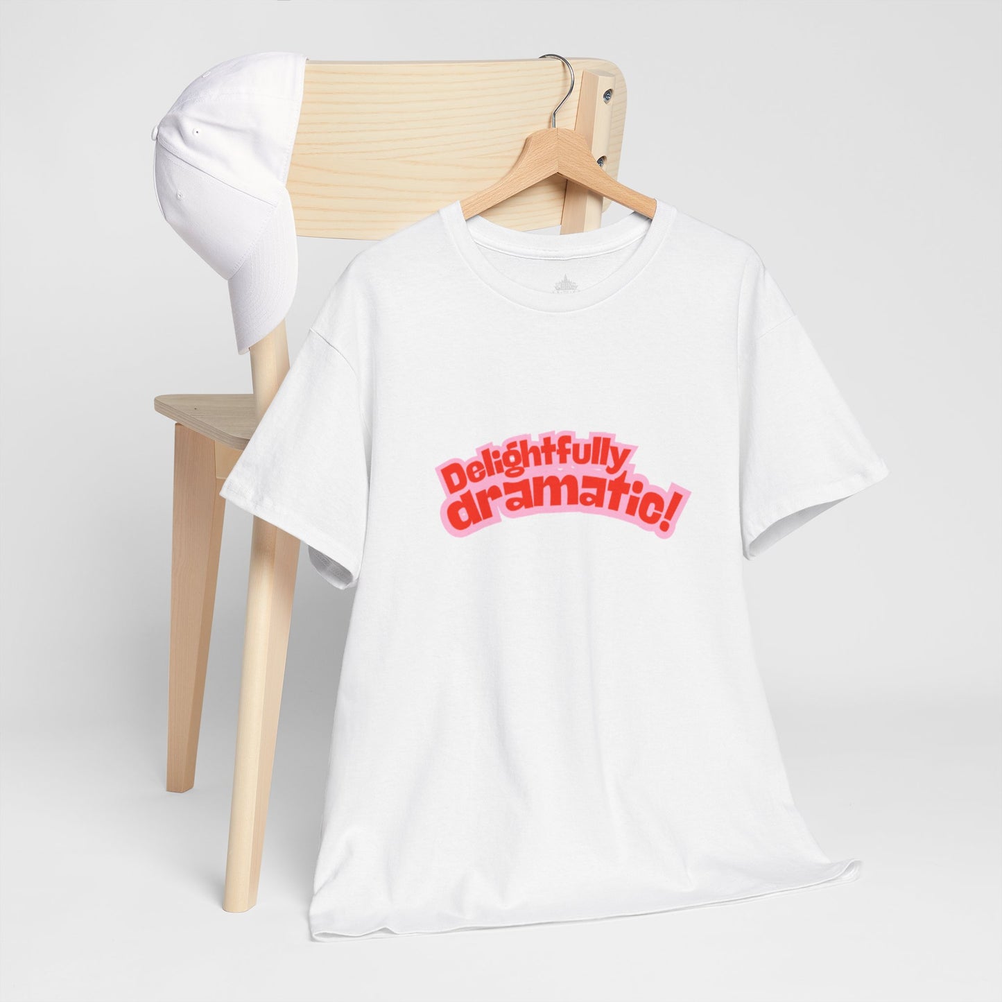 Delightfully Dramatic Classic Cotton Tee