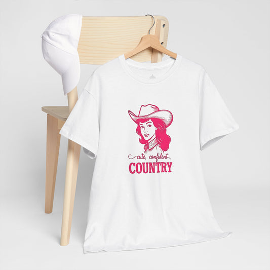 Cute Confident Country Classic Cotton Tee