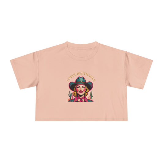 Unfuckwithable Western Crop Tee