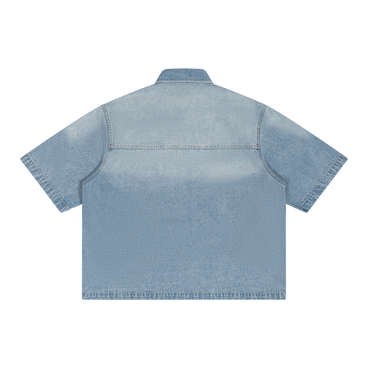 Walk Your Own Line Boxy Denim Shirt
