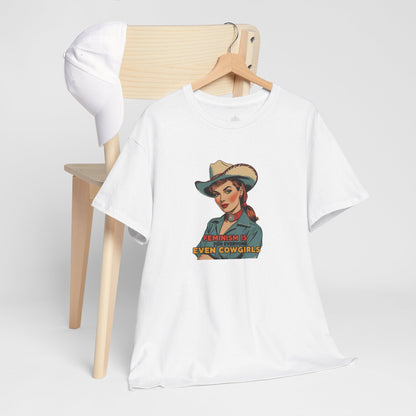 Feminism Cowgirl Classic Cotton Tee