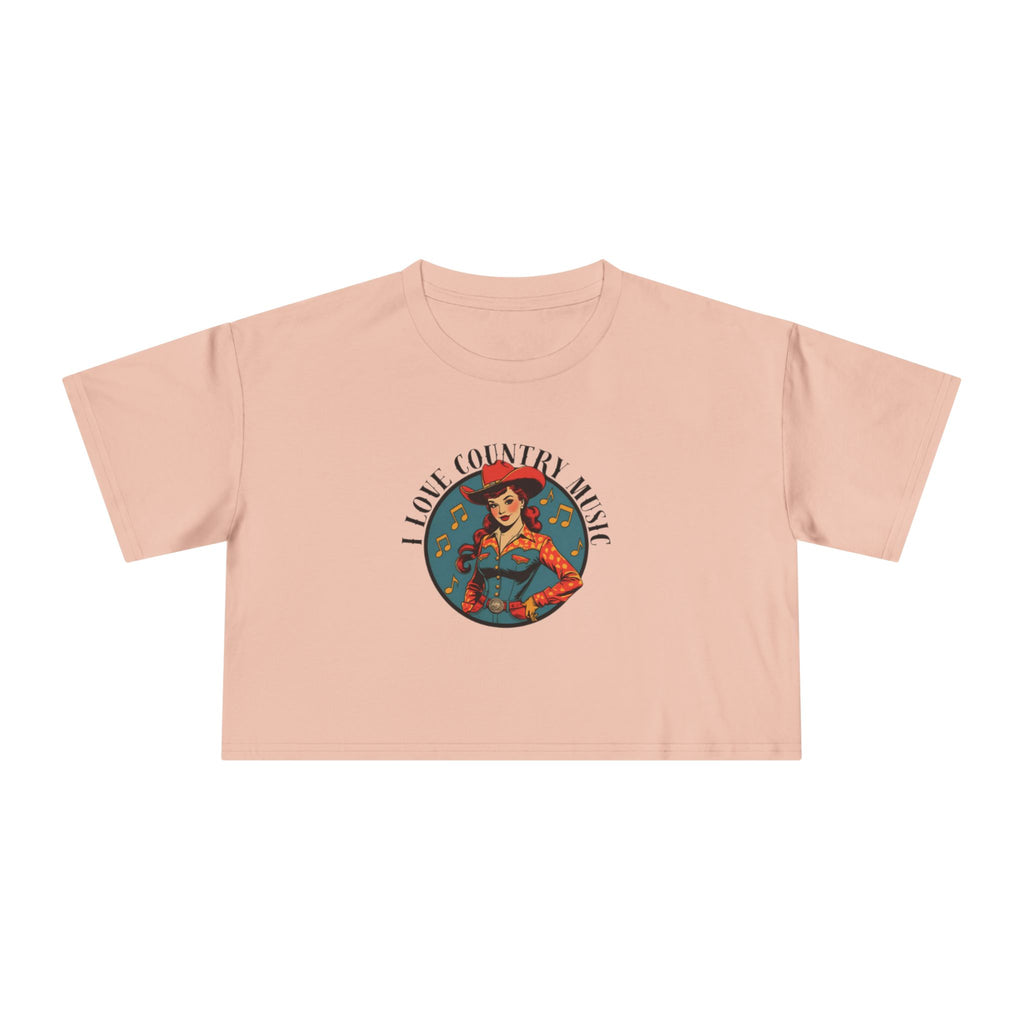 Country Music Lover Crop Tee