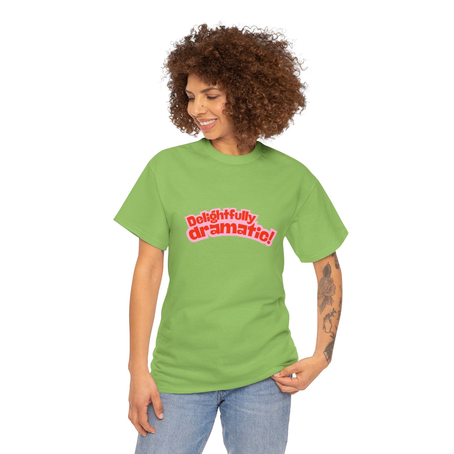 Delightfully Dramatic Classic Cotton Tee