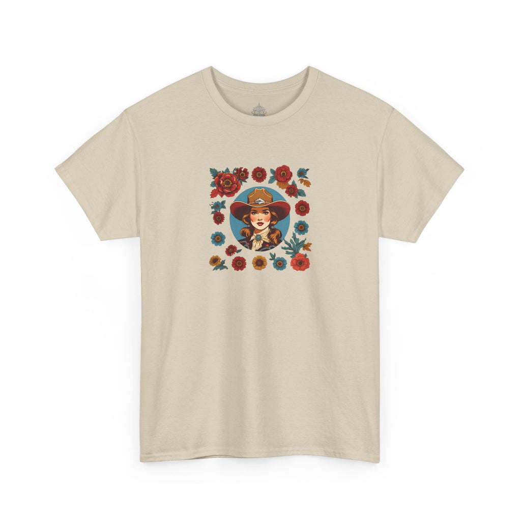 Floral Cowgirl Classic Cotton Tee