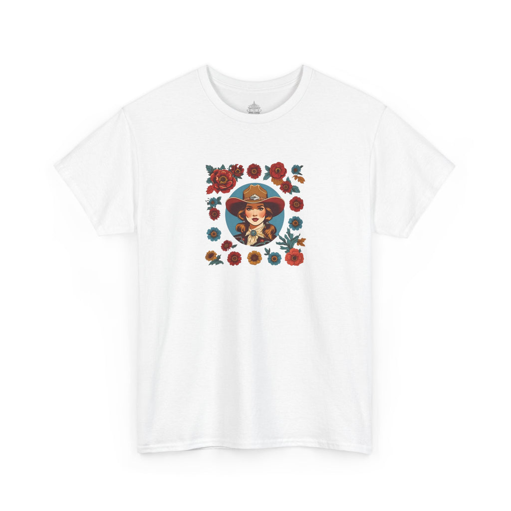 Floral Cowgirl Classic Cotton Tee