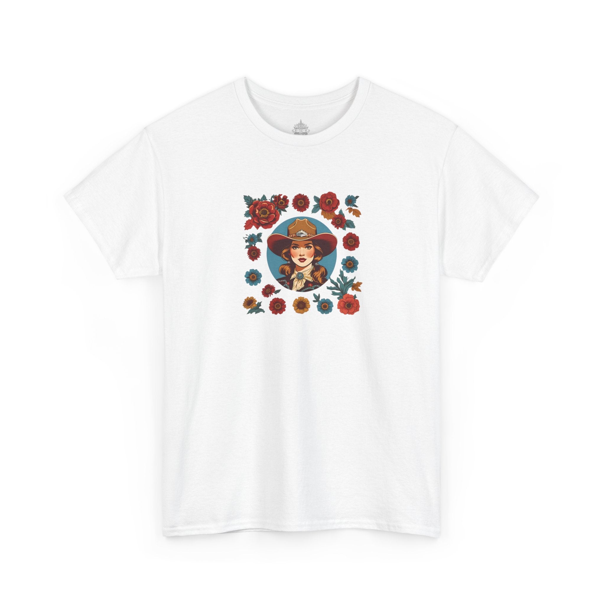 Floral Cowgirl Classic Cotton Tee