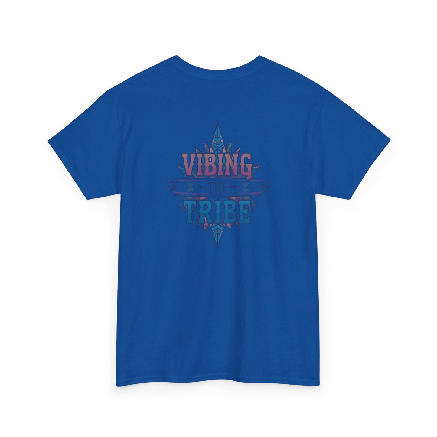 Vibing the Tribe Faded Back Logo Classic Cotton Tee