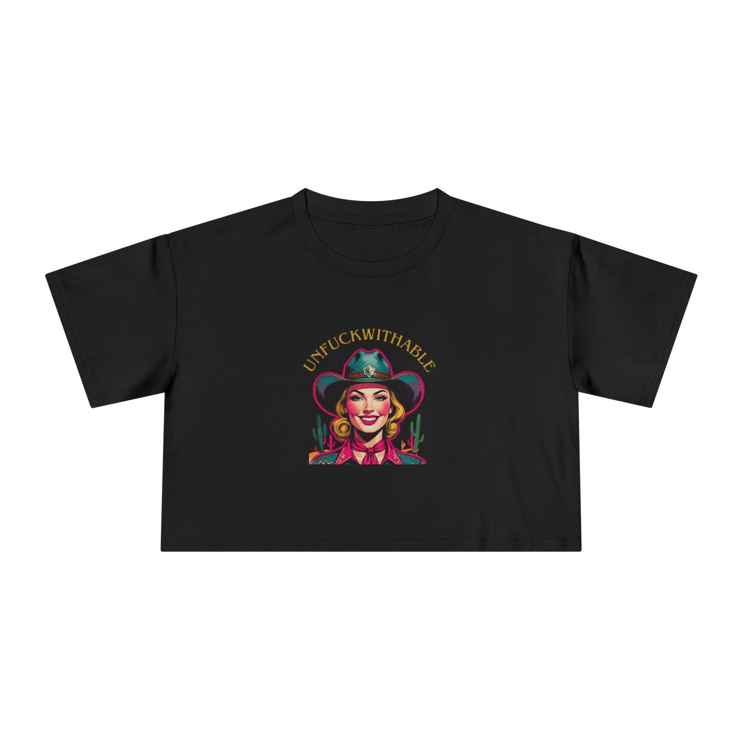 Unfuckwithable Western Crop Tee