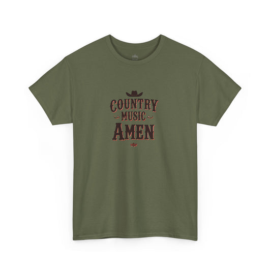 Country Music Amen Unisex Classic Cotton Tee