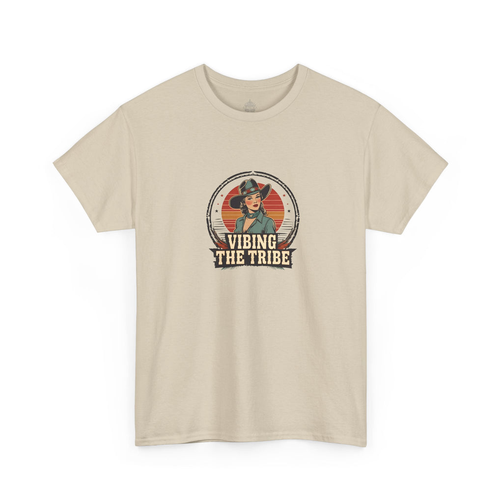 Vibing the Tribe Vintage Cowgirl Classic Cotton Tee