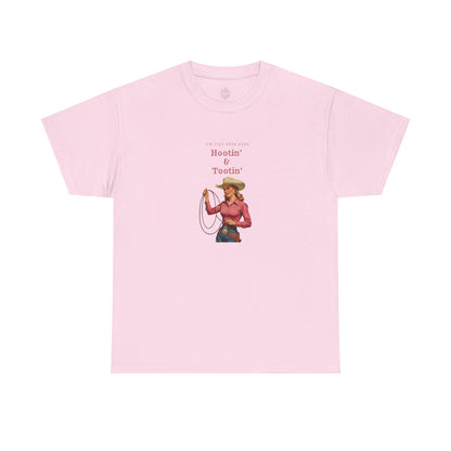Hootin' & Tootin' Cowgirl Classic Cotton Tee