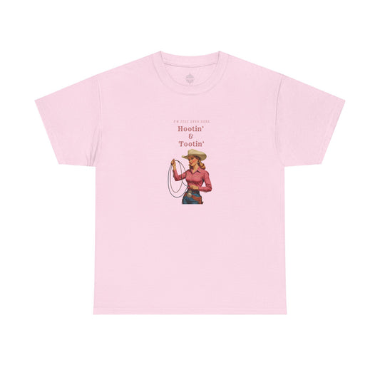 Hootin' & Tootin' Cowgirl Classic Cotton Tee