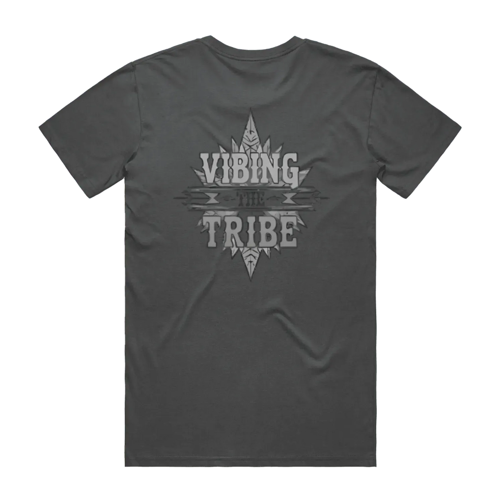 Charcoal back flat lay