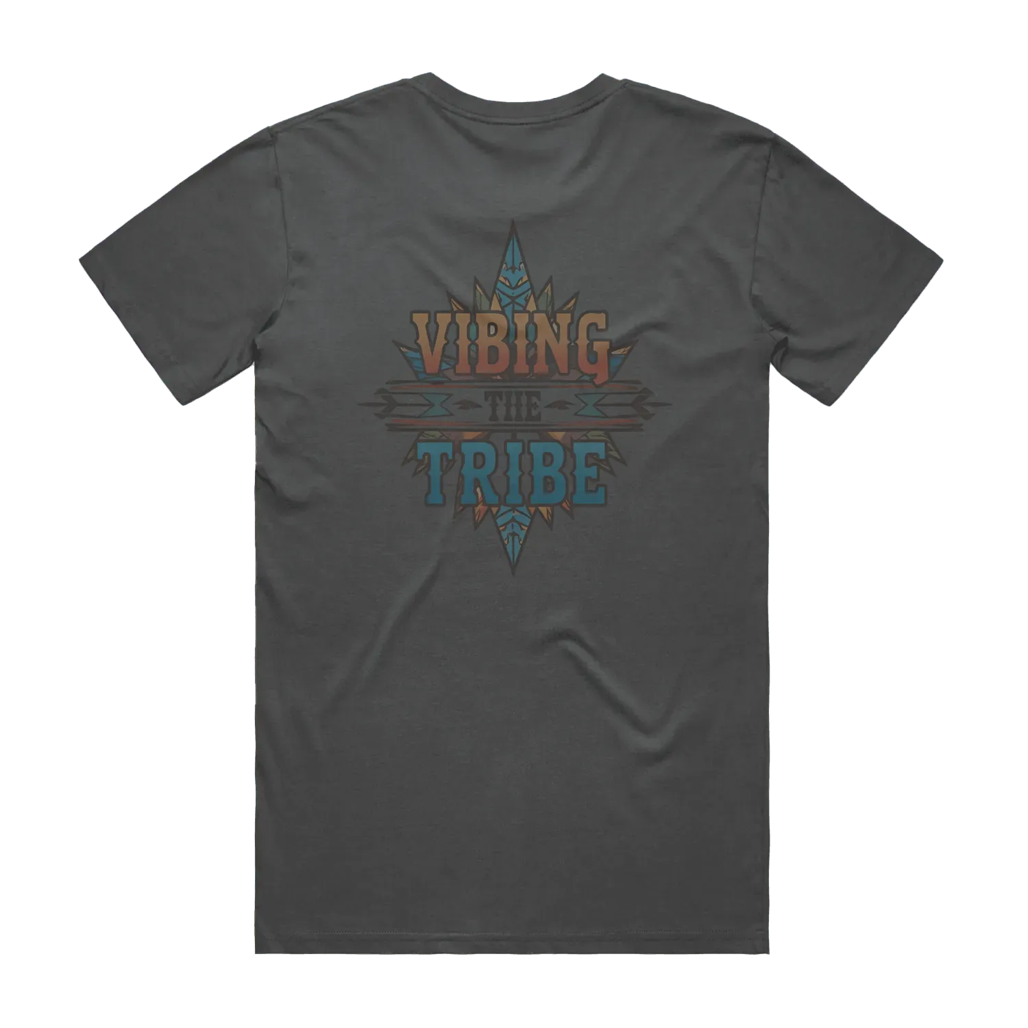 Charcoal back flat lay