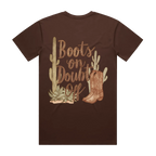 Boots On Doubt Off Back Print Staple Tee