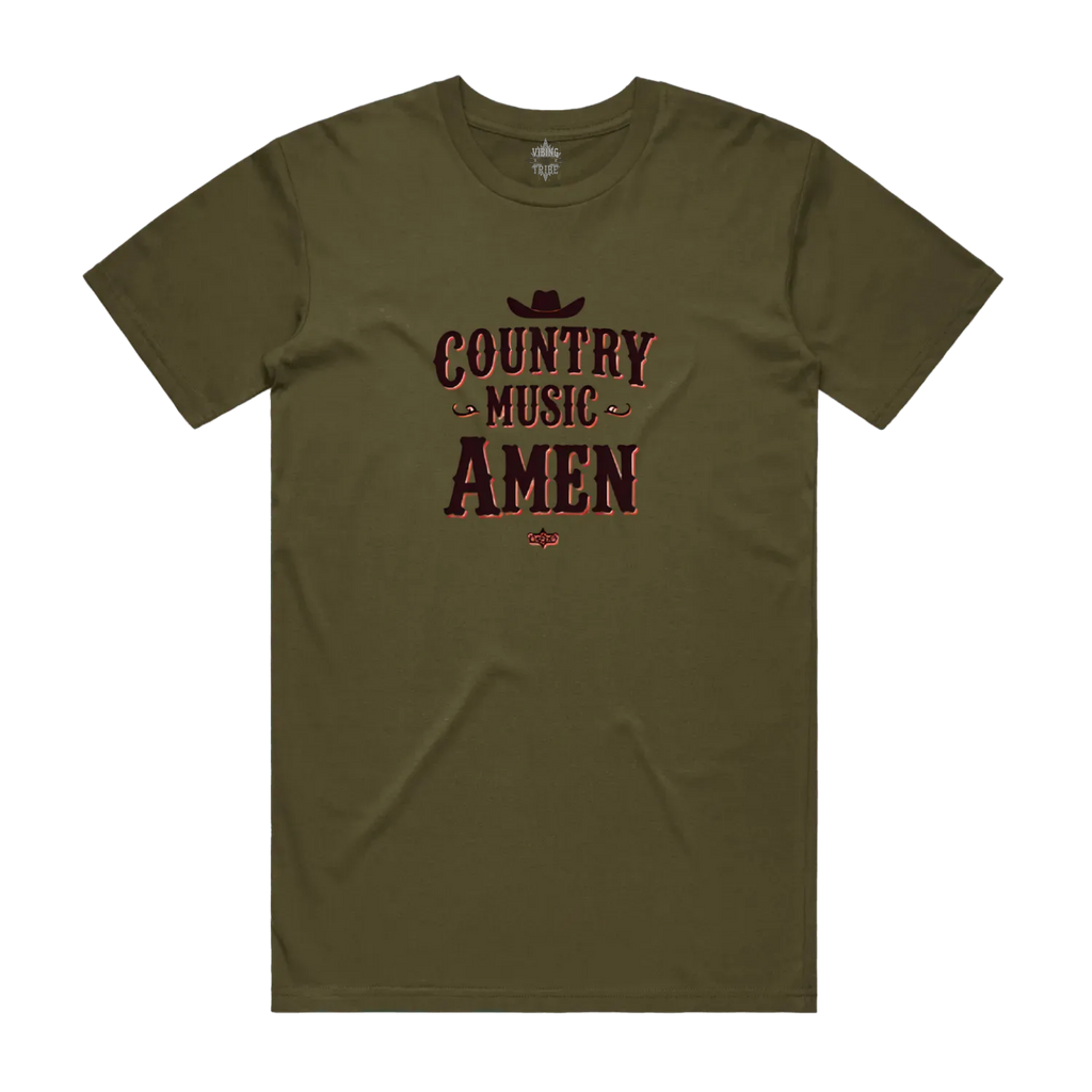 Country Music Amen Unisex Staple Cotton Tee