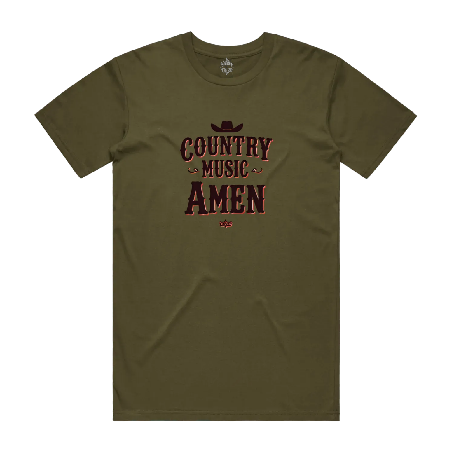 Country Music Amen Unisex Staple Cotton Tee