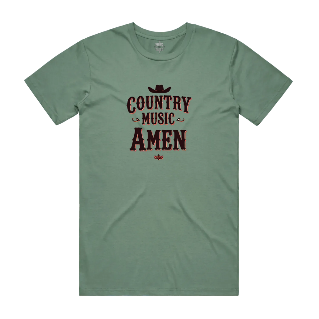 Country Music Amen Unisex Staple Cotton Tee
