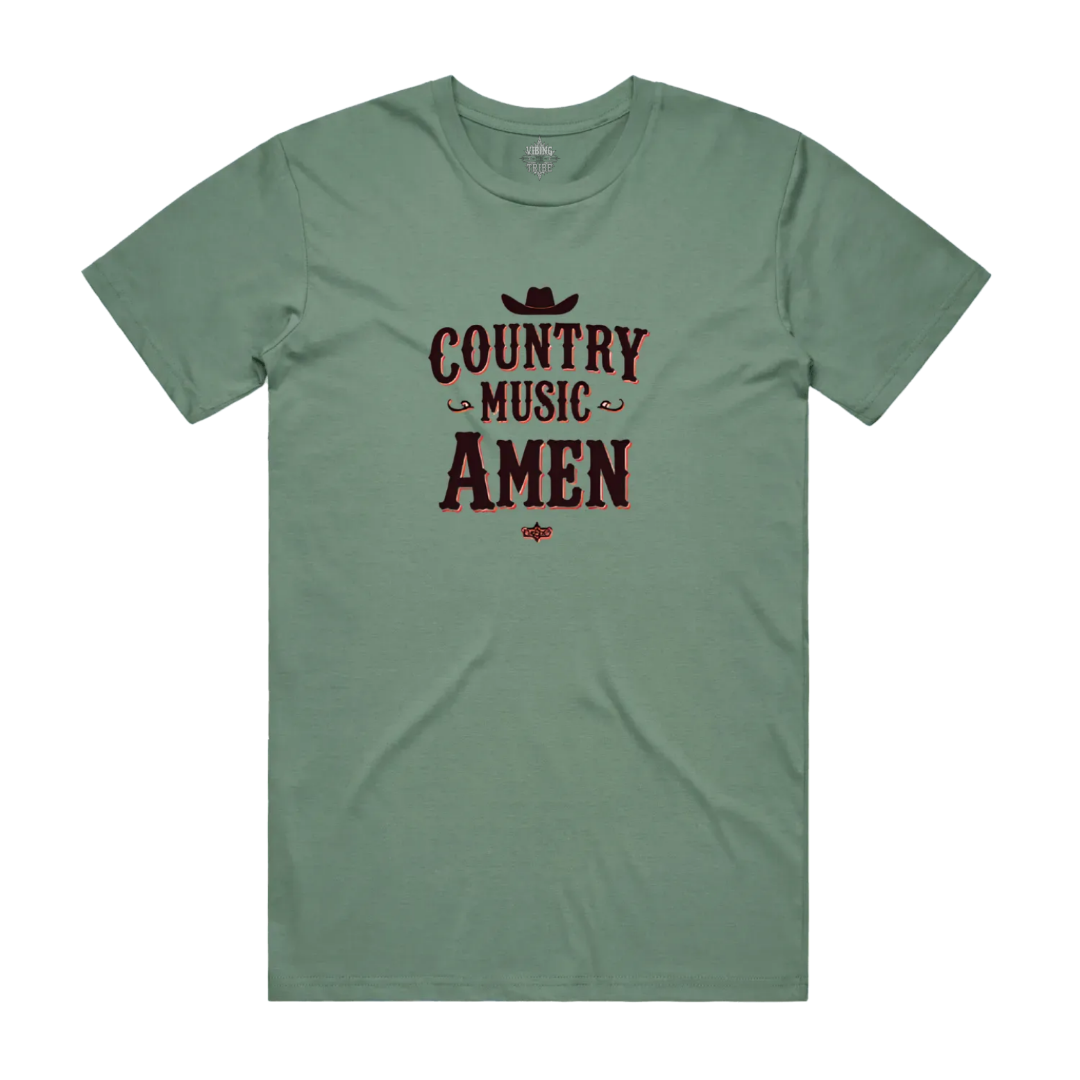 Country Music Amen Unisex Staple Cotton Tee