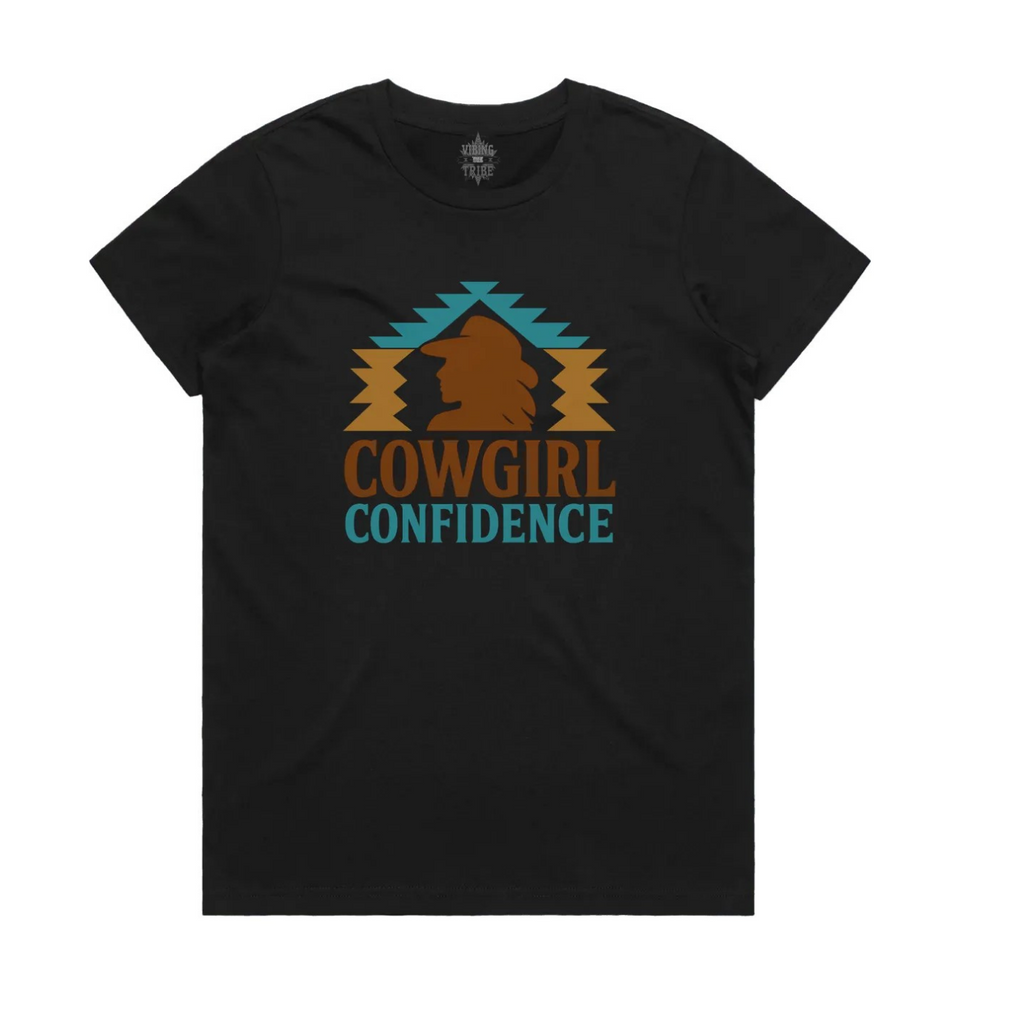 Cowgirl Confidence Maple Cotton Tee