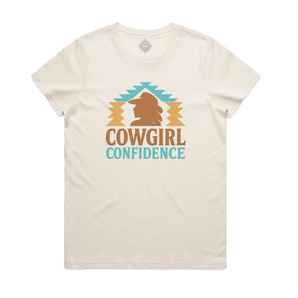 Cowgirl Confidence Maple Cotton Tee