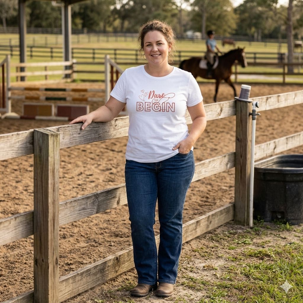 Dare to Begin Maple Cotton Tee
