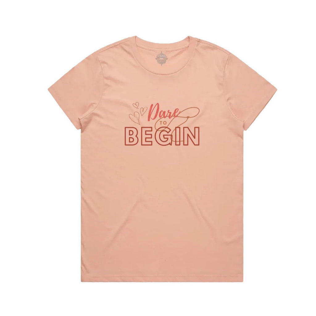 Dare to Begin Maple Cotton Tee