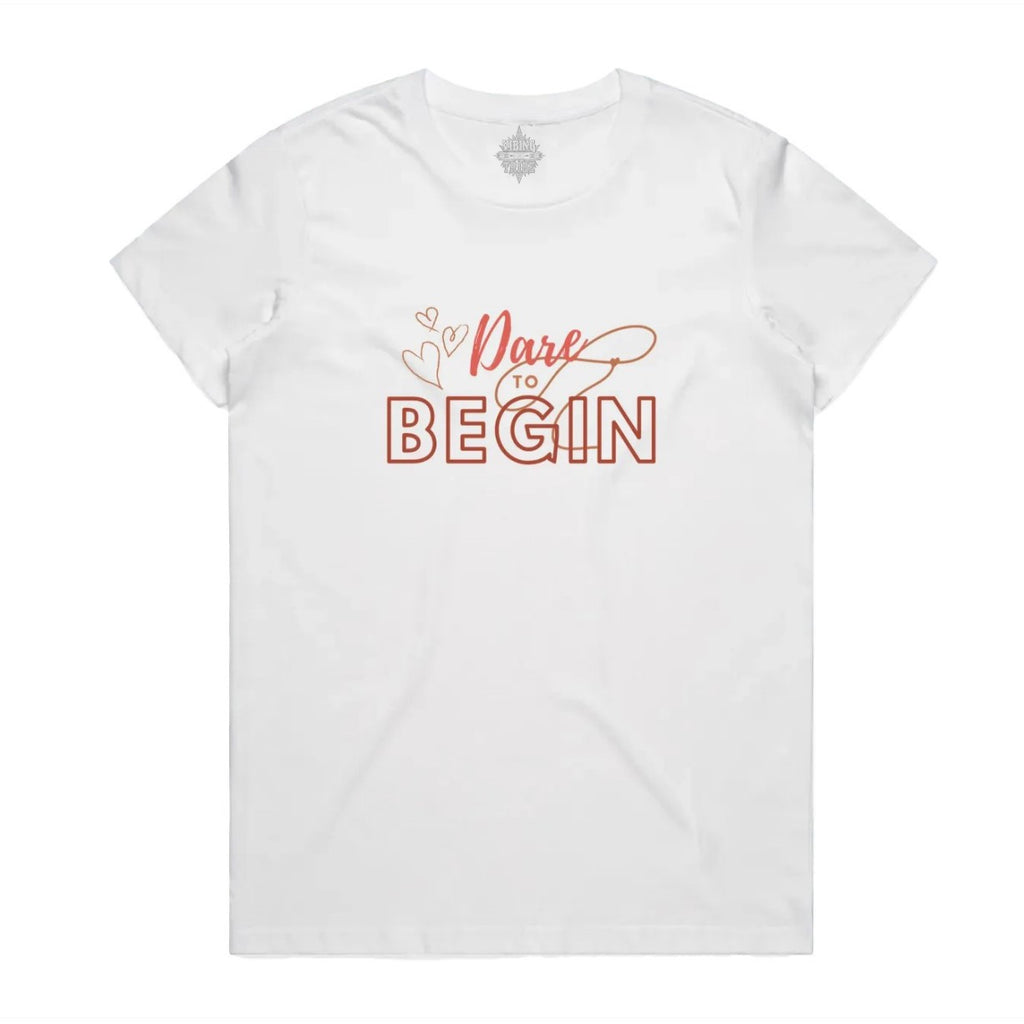 Dare to Begin Maple Cotton Tee