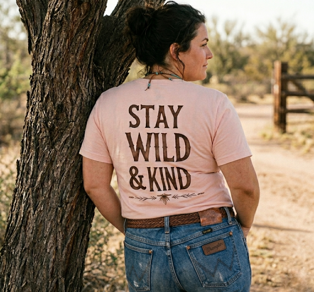 Wild & Kind Back Print Staple Tee