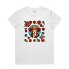 Floral Cowgirl Maple Tee