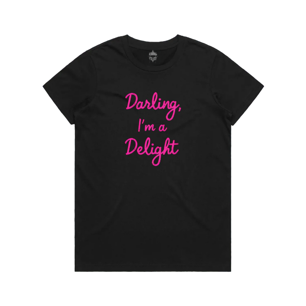 Darling I'm A Delight Maple Cotton Tee