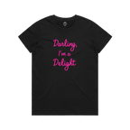 Darling I'm A Delight Maple Cotton Tee