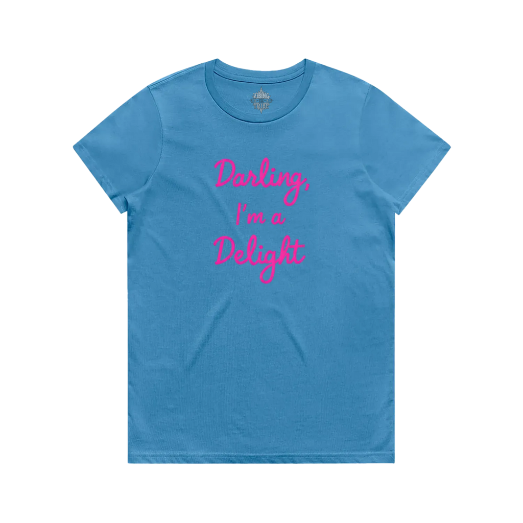 Darling I'm A Delight Maple Cotton Tee