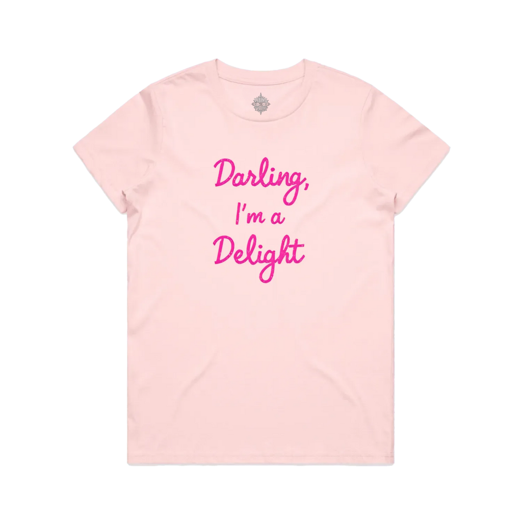 Darling I'm A Delight Maple Cotton Tee