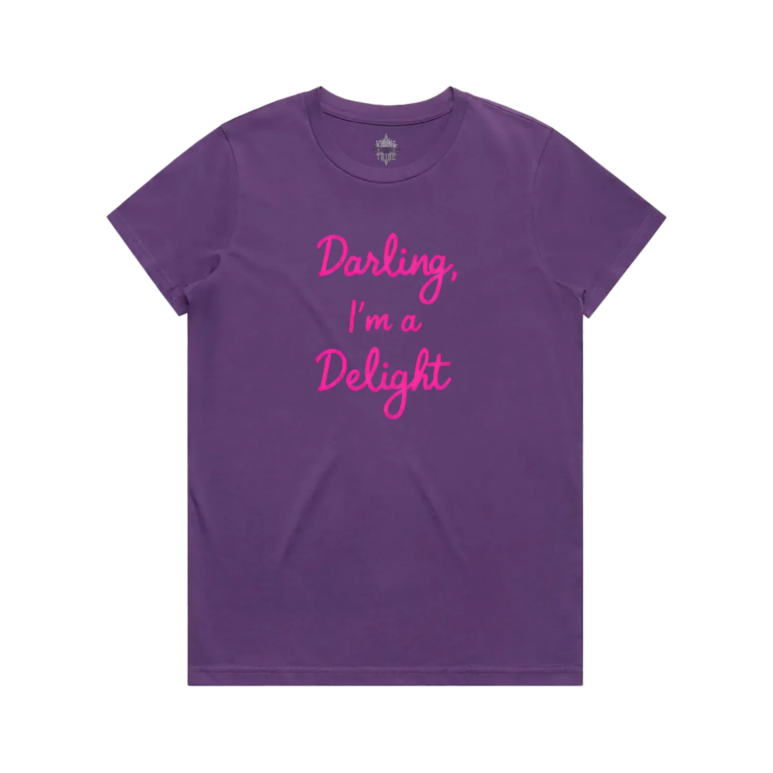 Darling I'm A Delight Maple Cotton Tee