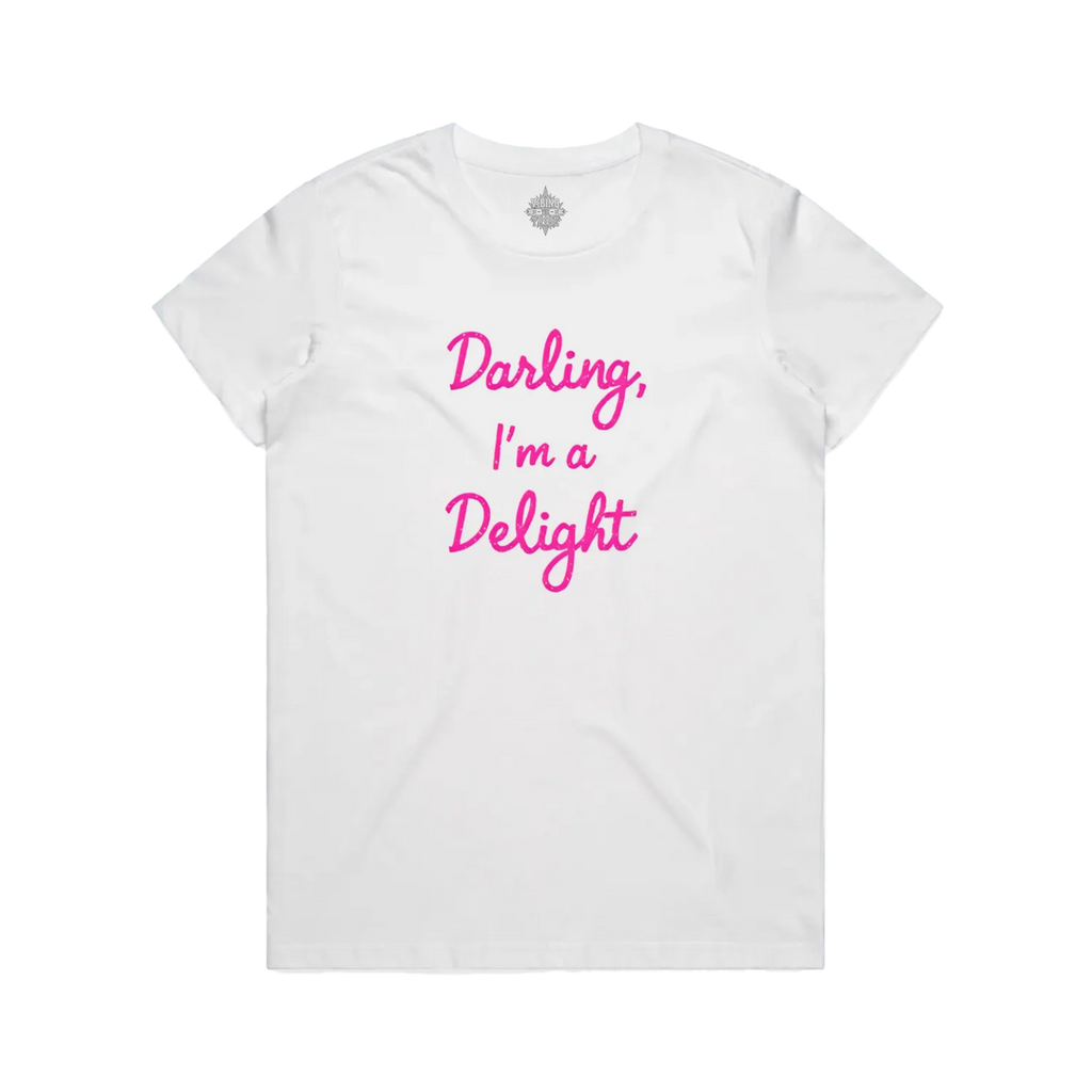 Darling I'm A Delight Maple Cotton Tee