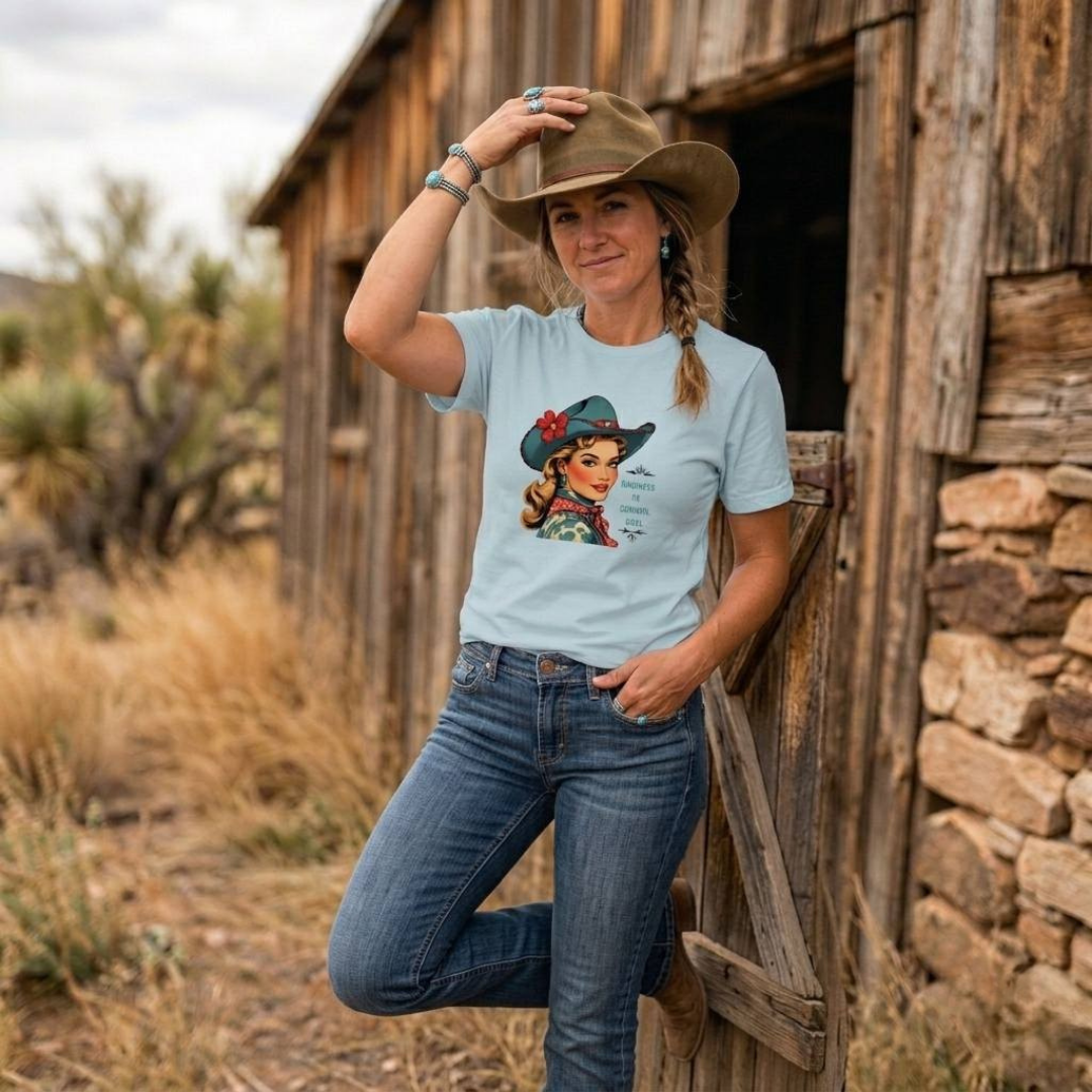 Kindness is Cowgirl Cool Staple Cotton Tee