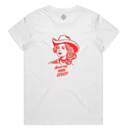 100th Rodeo Maple Cotton Tee