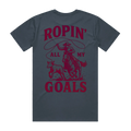 Ropin' Goals Staple Unisex Back Print Staple Tee
