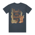 Boots On Doubt Off Back Print Staple Tee