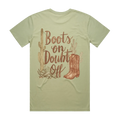 Boots On Doubt Off Back Print Staple Tee
