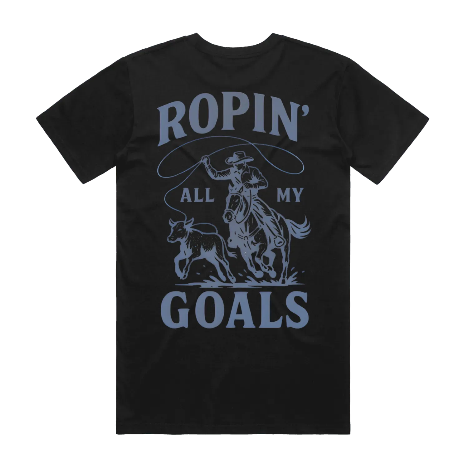 Ropin' Goals Blue Unisex Staple Tee