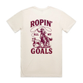 Ropin' Goals Staple Unisex Back Print Staple Tee