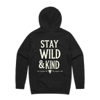 Stay Wild & Kind Black Hoodie